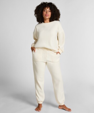 Effilé Pantalon Hunkemöller en blanc : devant