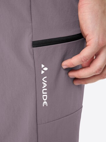 VAUDE Regular Outdoor trousers 'Tekoa IV' in Purple