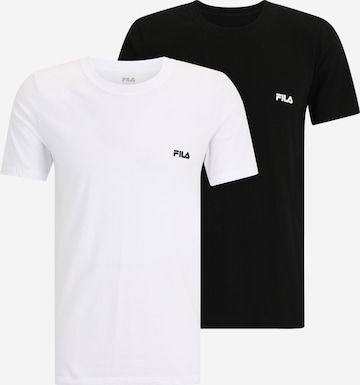 Maillot de corps FILA en noir : devant