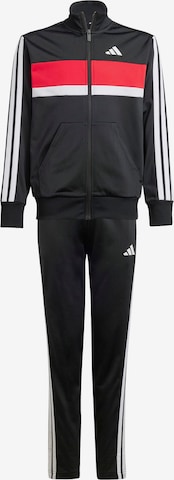 ADIDAS SPORTSWEAROdjeća za vježbanje 'Seasonal Essentials Tiberio' - crna boja: prednji dio