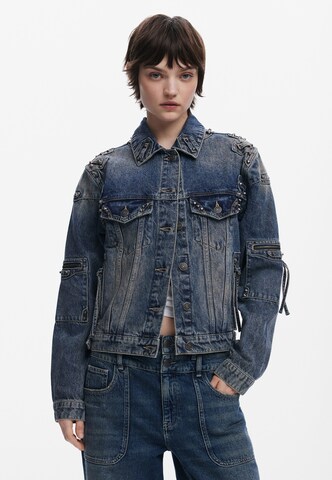 Giacca di mezza stagione di Desigual in blu: frontale