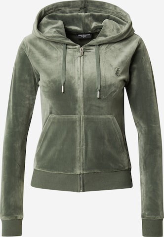 Juicy Couture Sweatjacke in Grün: predná strana