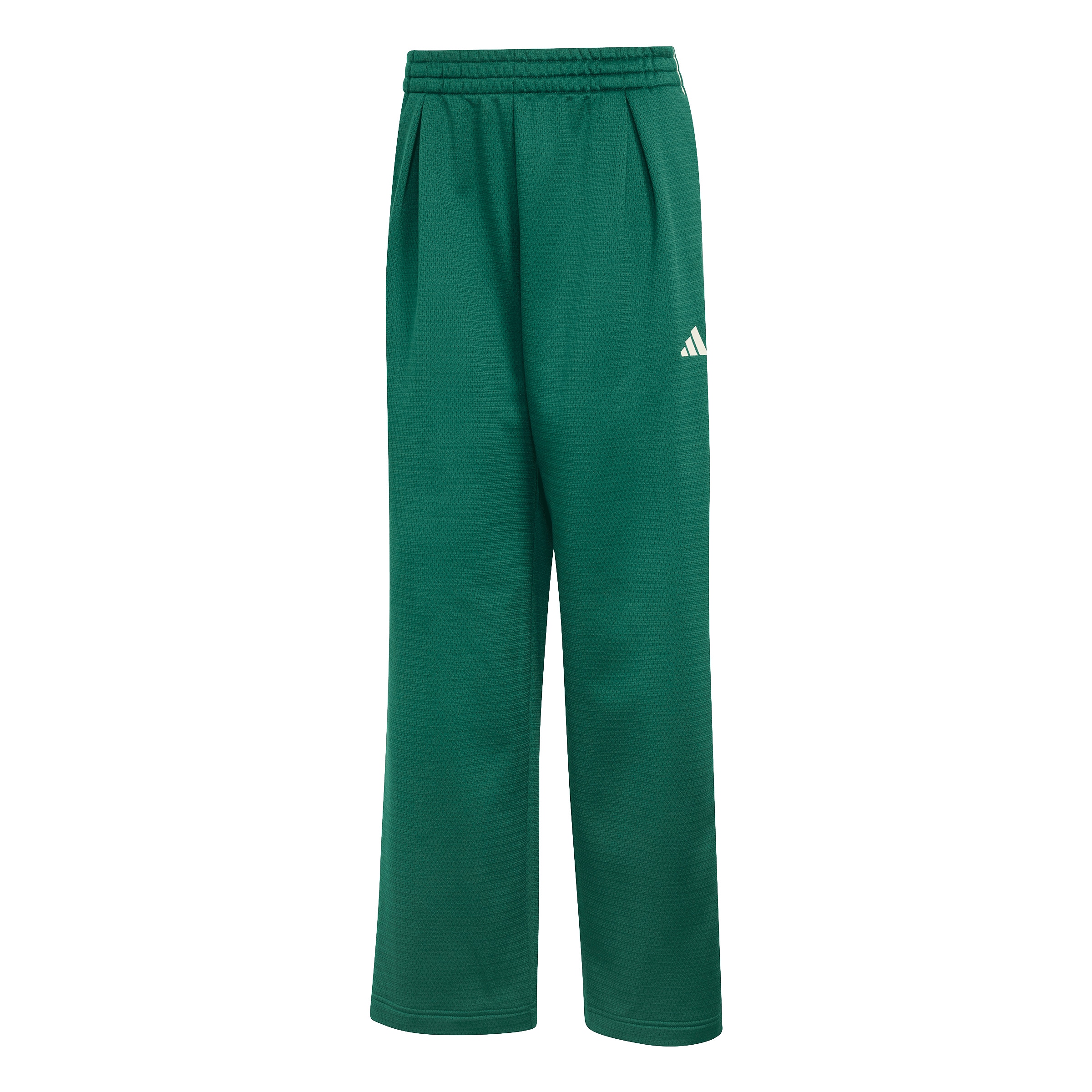 Wide leg Pantaloni sport de la ADIDAS SPORTSWEAR pe verde: față