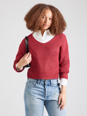 ONLY Pullover 'ONLGEENA' in Rot: Vorderseite