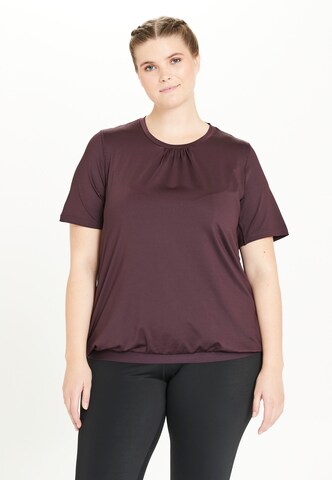 Q by Endurance Shirt 'NELLA' in Purple: front
