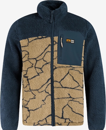 PROTEST Fleecejacke 'PRTLegacy' in Braun: Vorderseite