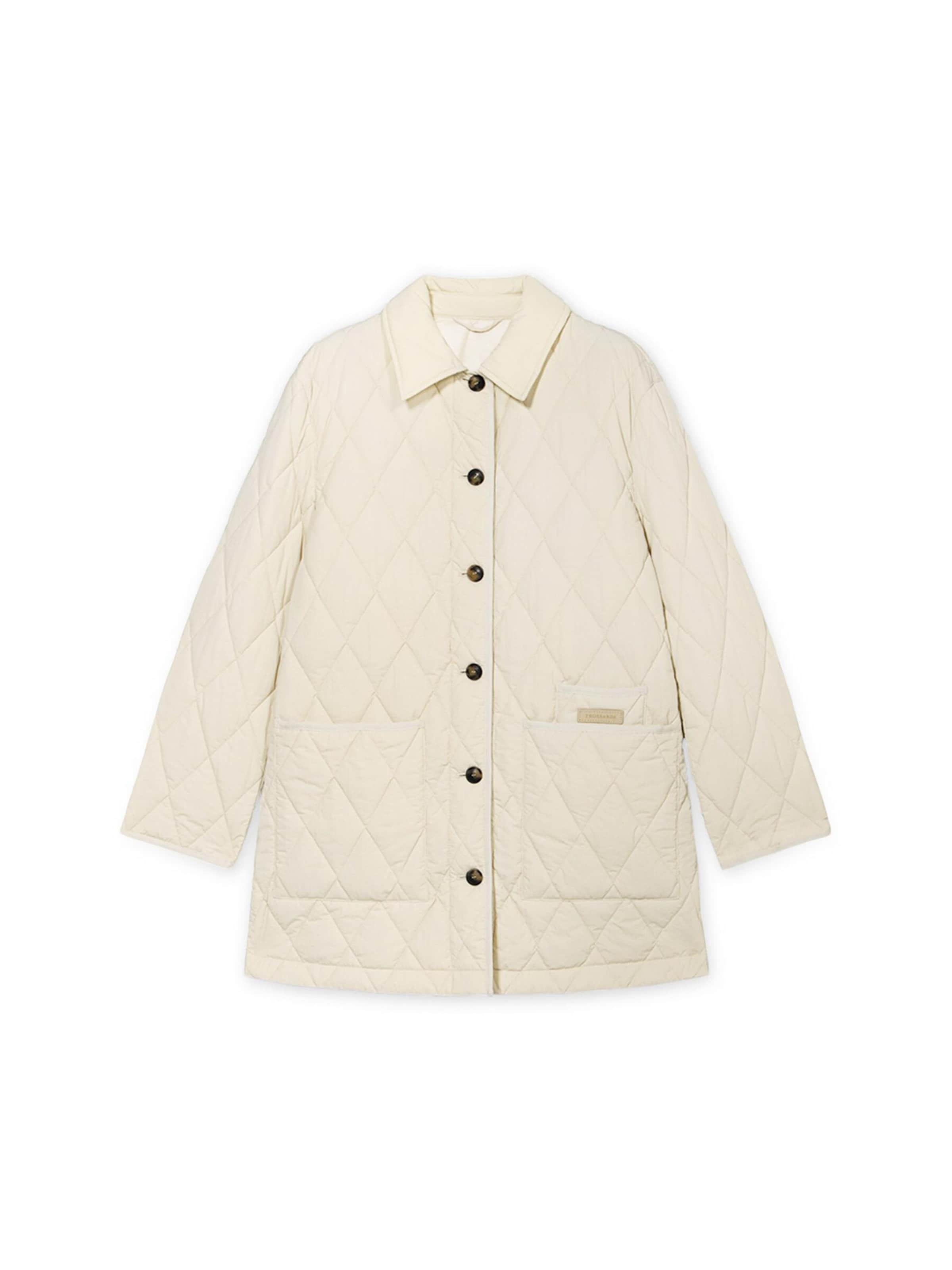Trussardi - Chaqueta de invierno en beige: frente