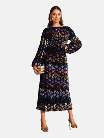 Robe love & roses en noir : devant