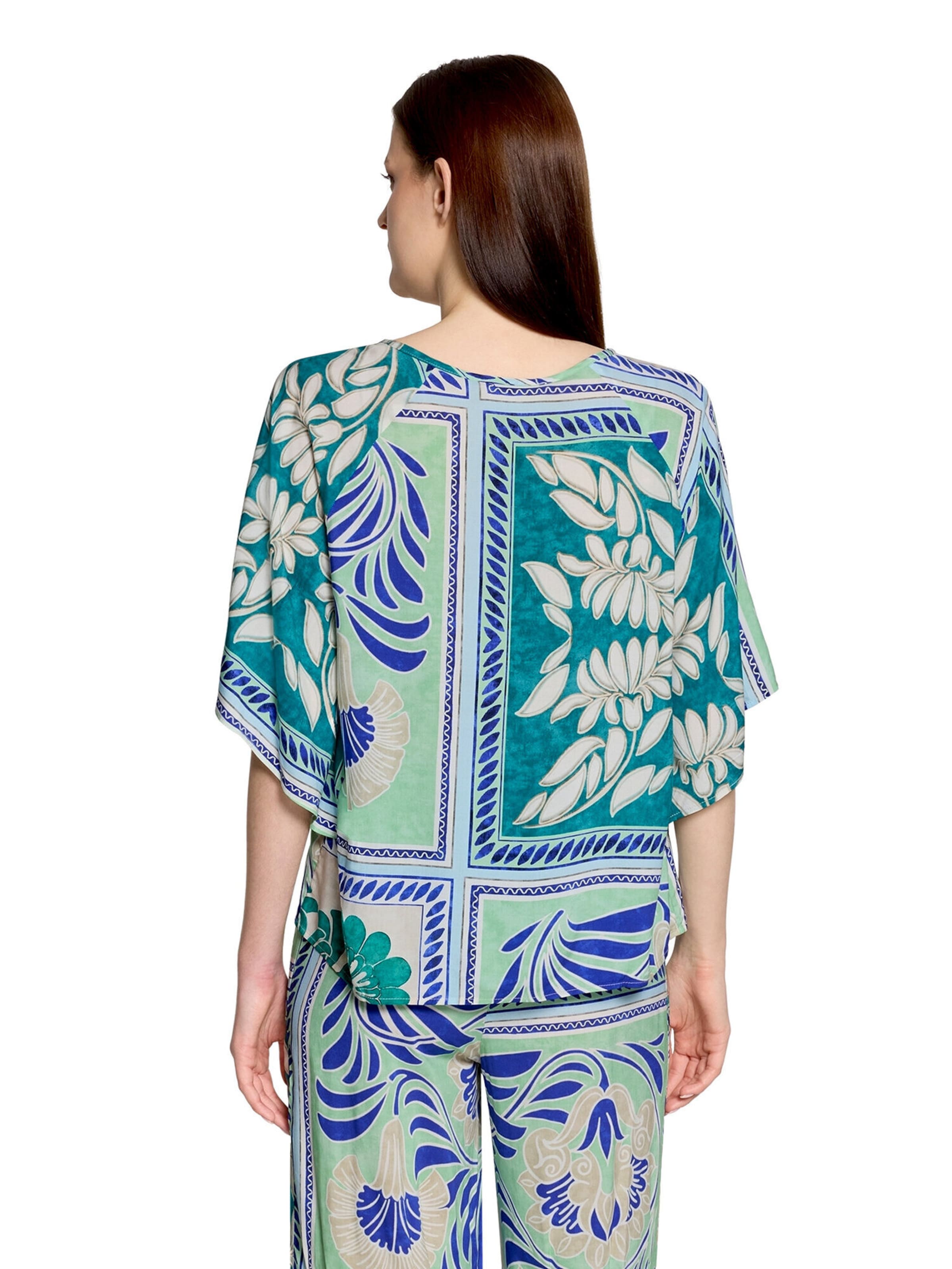 Cartoon Blouse in Groen
