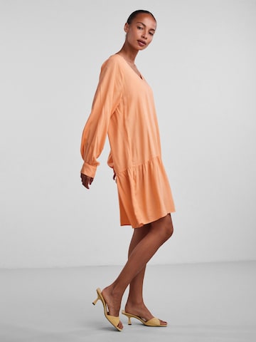 PIECES Obleka 'Alma' | oranžna barva