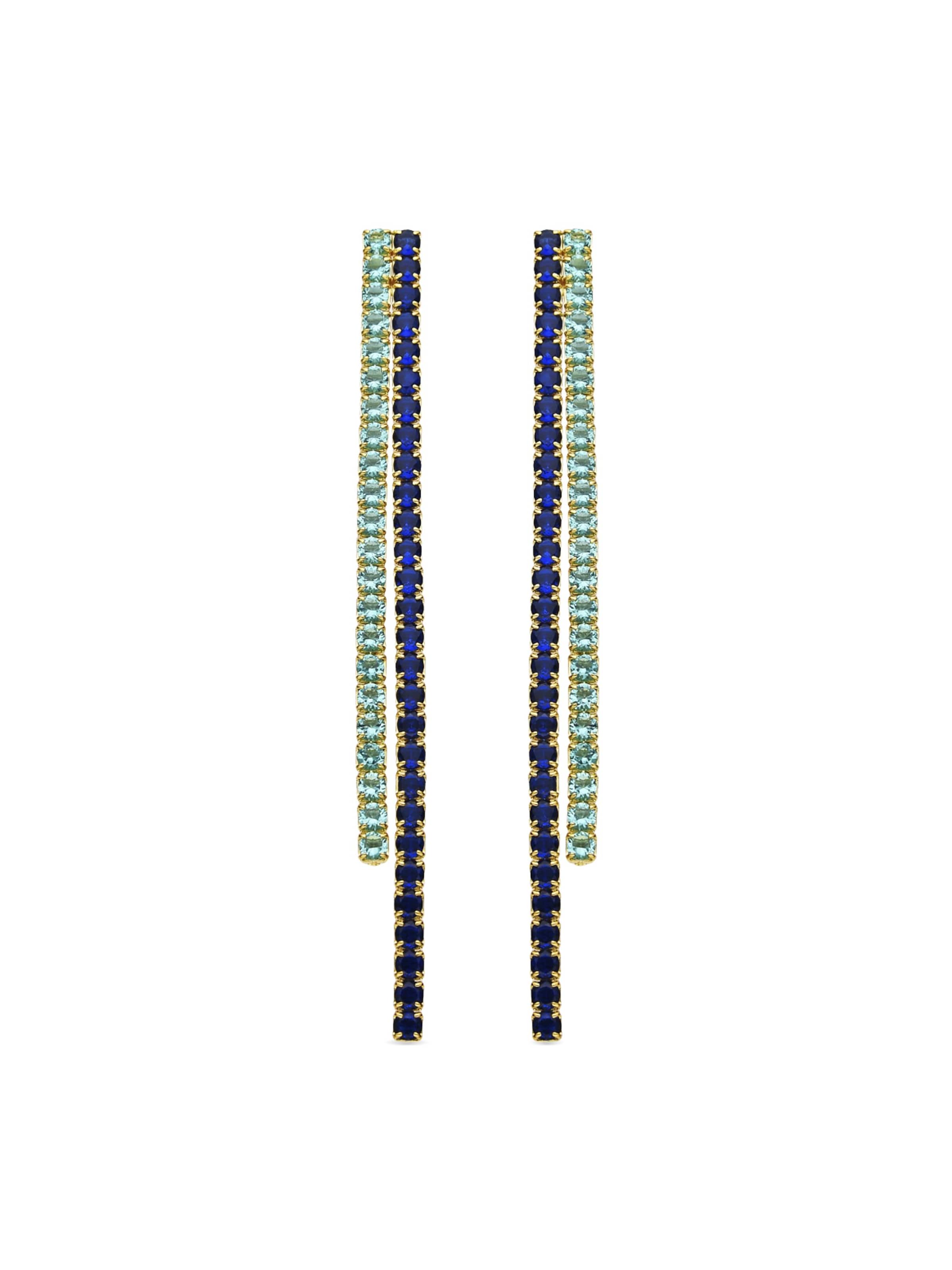 Luxenter Earrings 'TYHAD' in Green: front