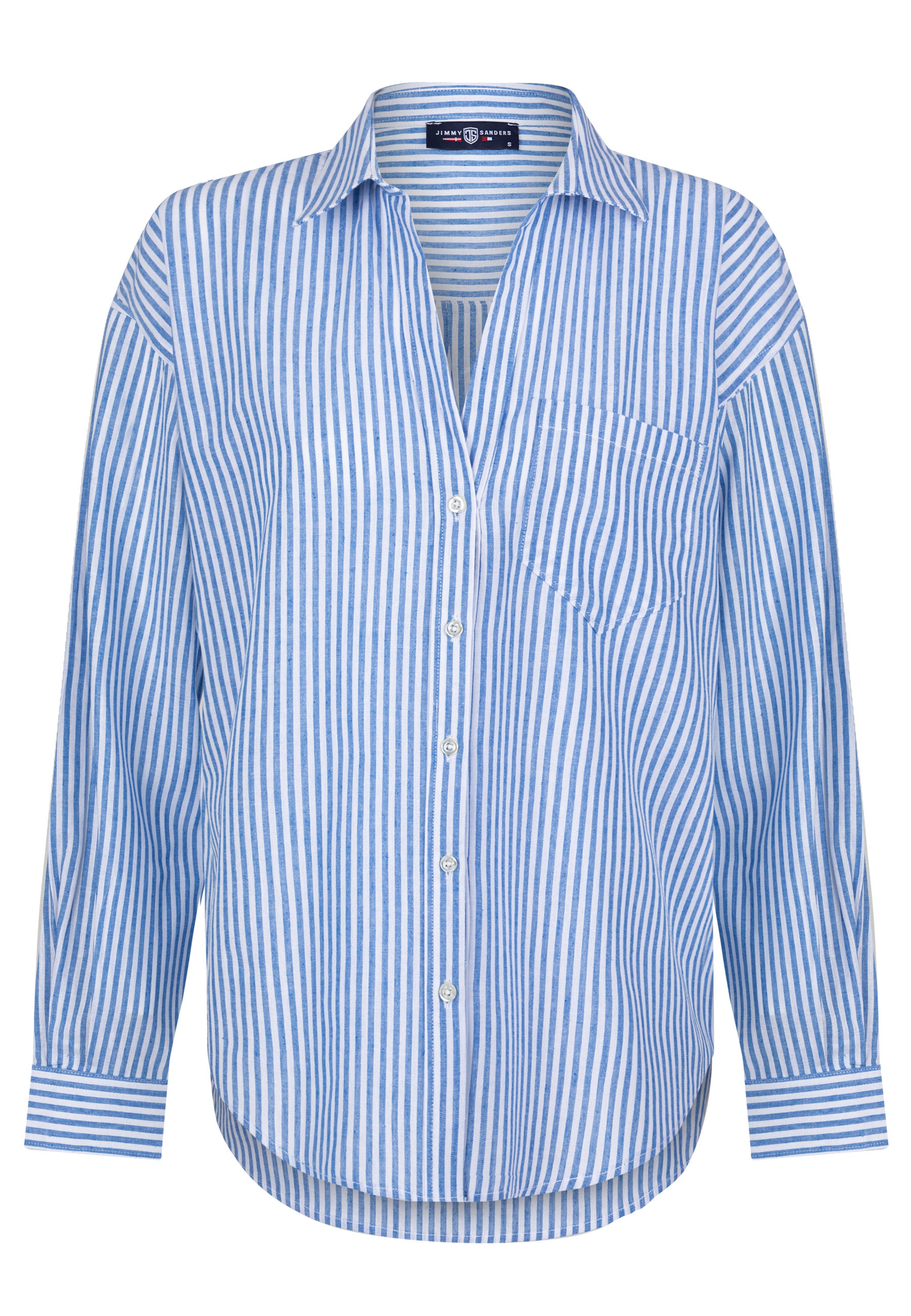 Jimmy Sanders Блузка в Синий: спереди