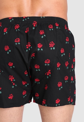 Lousy Livin Boxer shorts 'Rose & Valentines' in Red