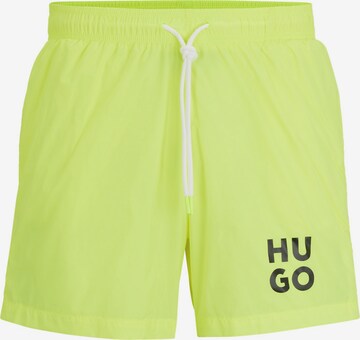 HUGO Red Board Shorts 'PAOL' in Yellow: front