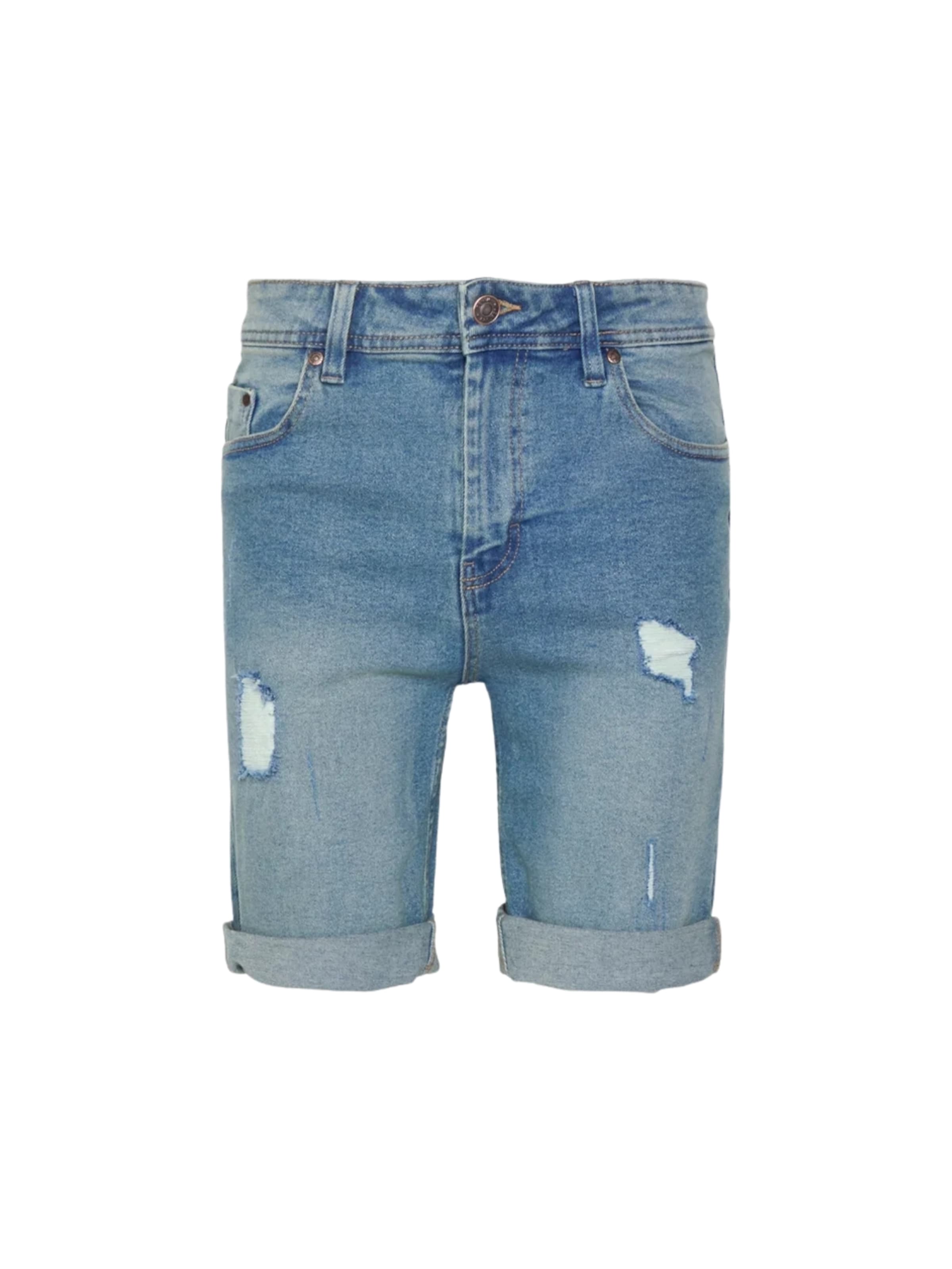 Denim Project Normální Kalhoty ' Mr. Orange ' – modrá: přední strana