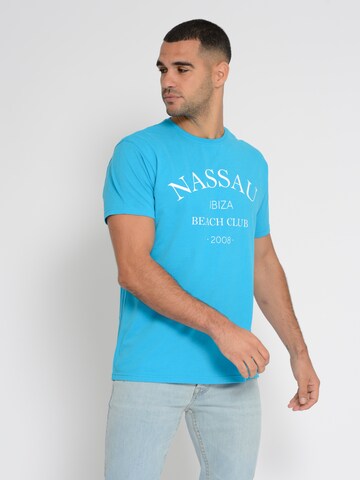 NASSAU Beach Club Shirt ' NB231044 ' in Blue
