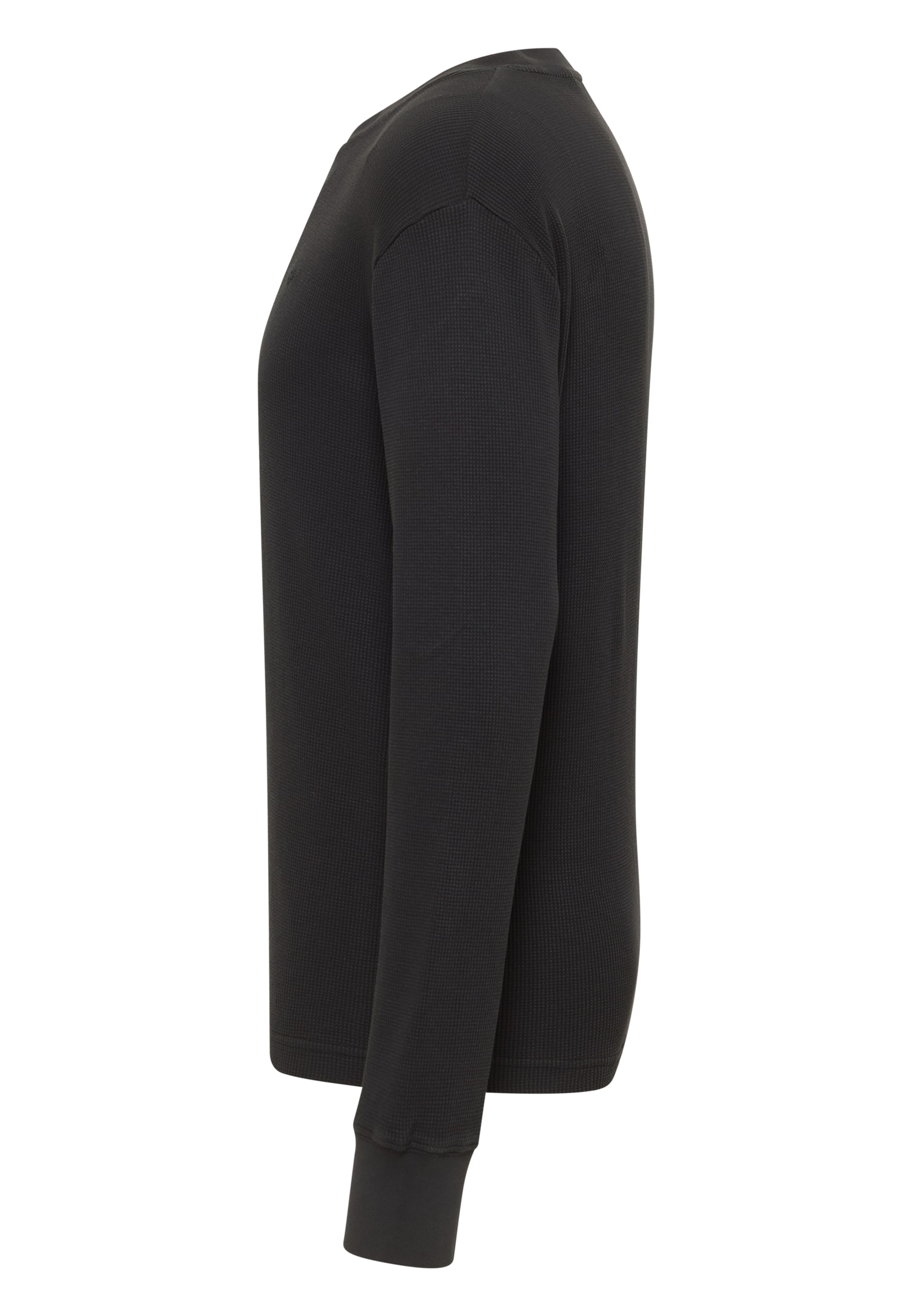 MUSTANG Sweatshirt 'Asheville' in Schwarz