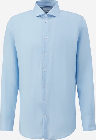 s.Oliver BLACK LABEL Regular fit Button Up Shirt in Blue: front