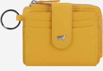 Braun Büffel Wallet 'Joy' in Yellow: front