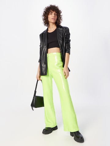 River Island Flared Trousers in Green