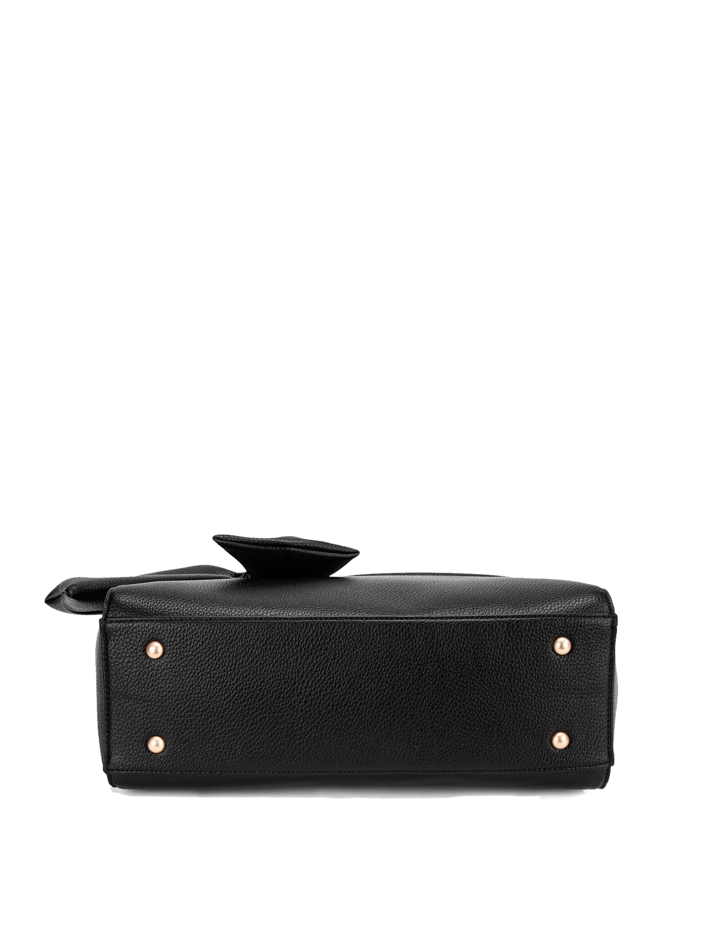 Borsa a spalla 'Borsa a Spalla Donna Velvetine Elite - Pelle Vegana PU con Fiocco' di Diana&Co. in nero