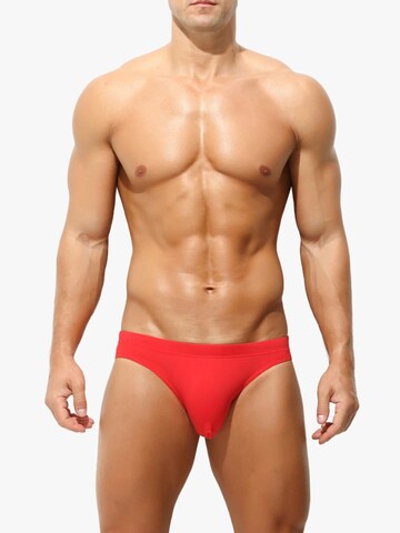 BIMONI - Bermudas 'Swim Bikini Badeslip' en rojo