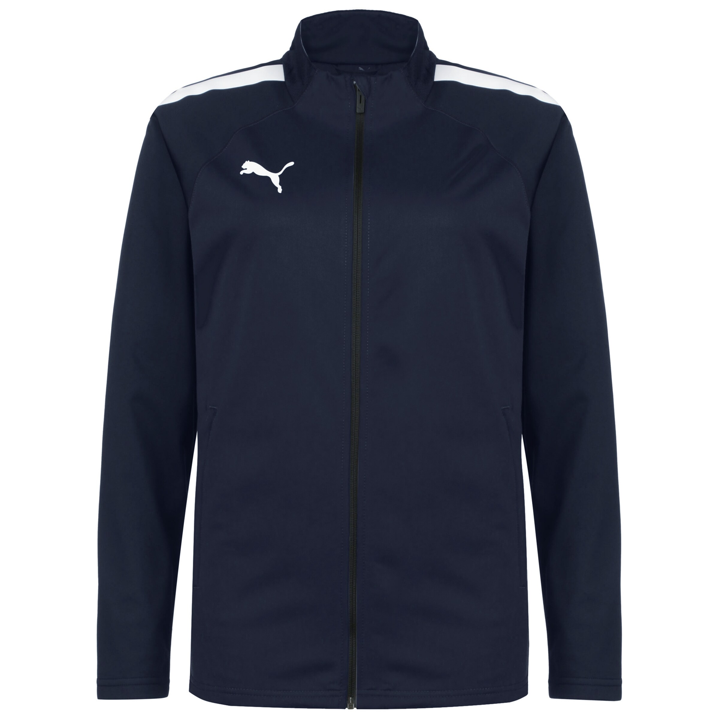 PUMA Sportjacke 'Team Liga' in Blau: Vorderseite
