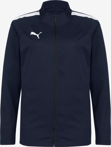 PUMA Athletic Jacket 'Team Liga' in Blue: front