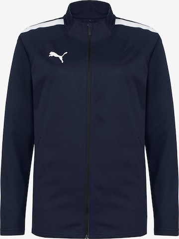 PUMA Sportjacke 'Team Liga' in Blau: predná strana