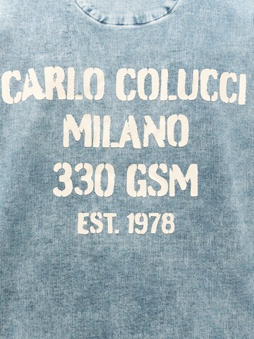 T-Shirt Carlo Colucci en bleu