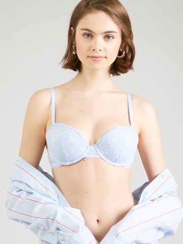 Tommy Hilfiger Underwear Push-up BH in Blau: Vorderseite