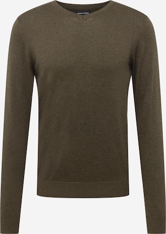 JACK & JONES Sweater 'Emil' in Green: front