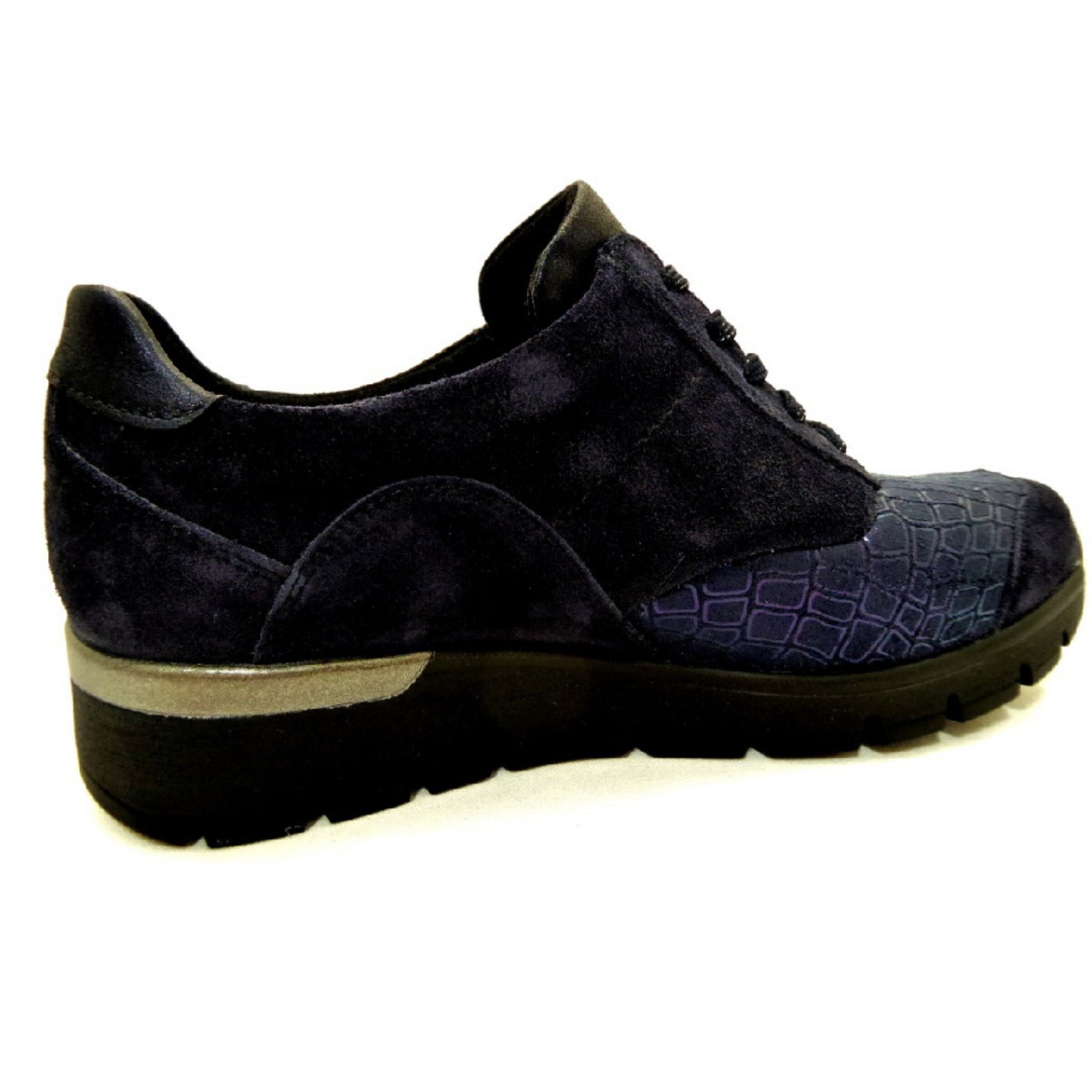 WALDLÄUFER Veterschoen in Blauw