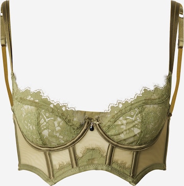 Hunkemöller - Sujetador 'Amelie' en verde: frente