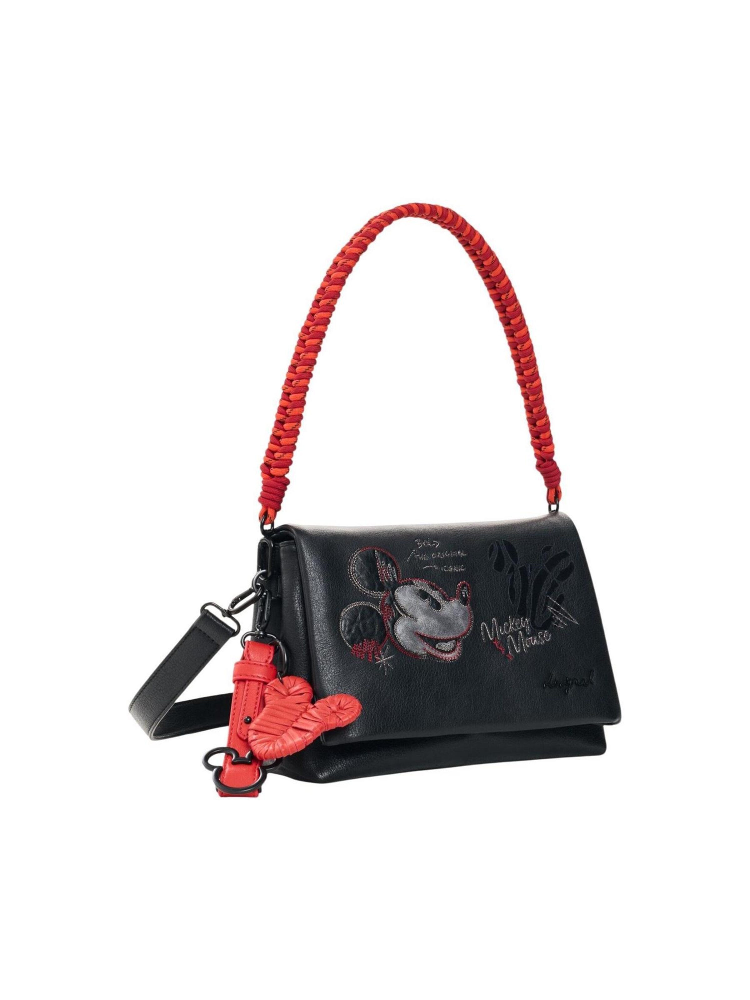 Desigual - Bolso de hombro 'BAG_MICKEY FACE VENECIA 4 26WAXP98' en negro