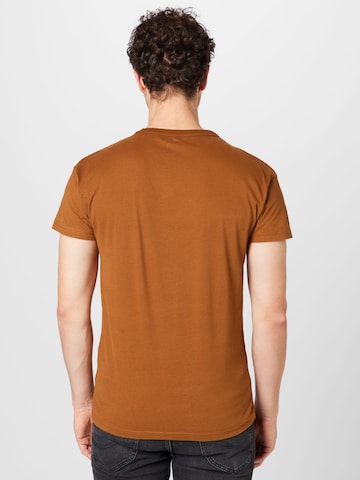 T-Shirt Derbe en marron