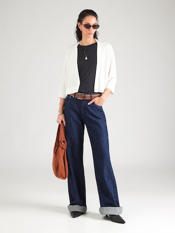 COMMA Strickjacke in Weiß