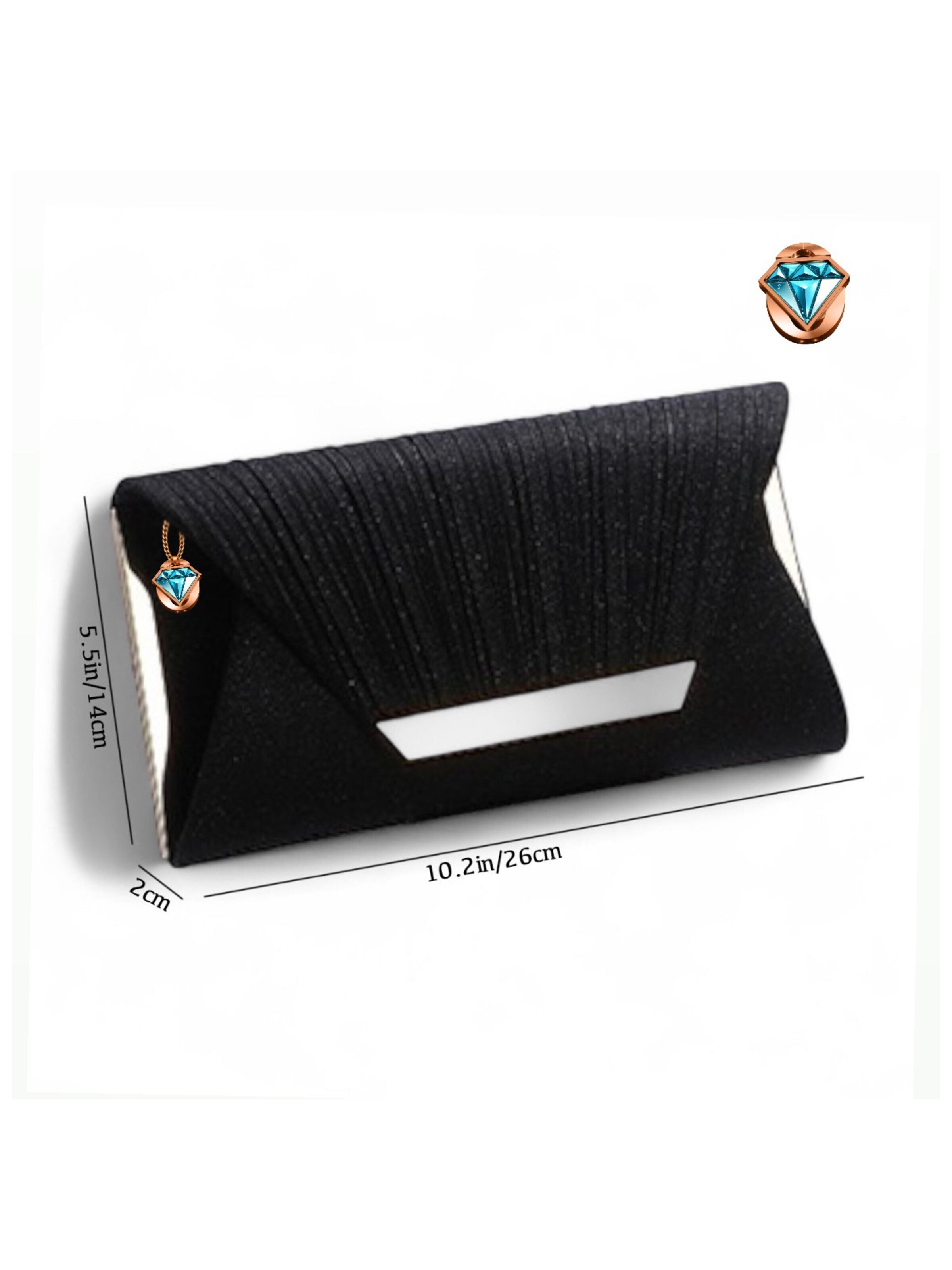 Elegon Clutch 'Model Jordan' in Black