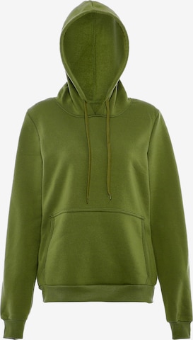 BLONDA Sweatshirt in Green: front