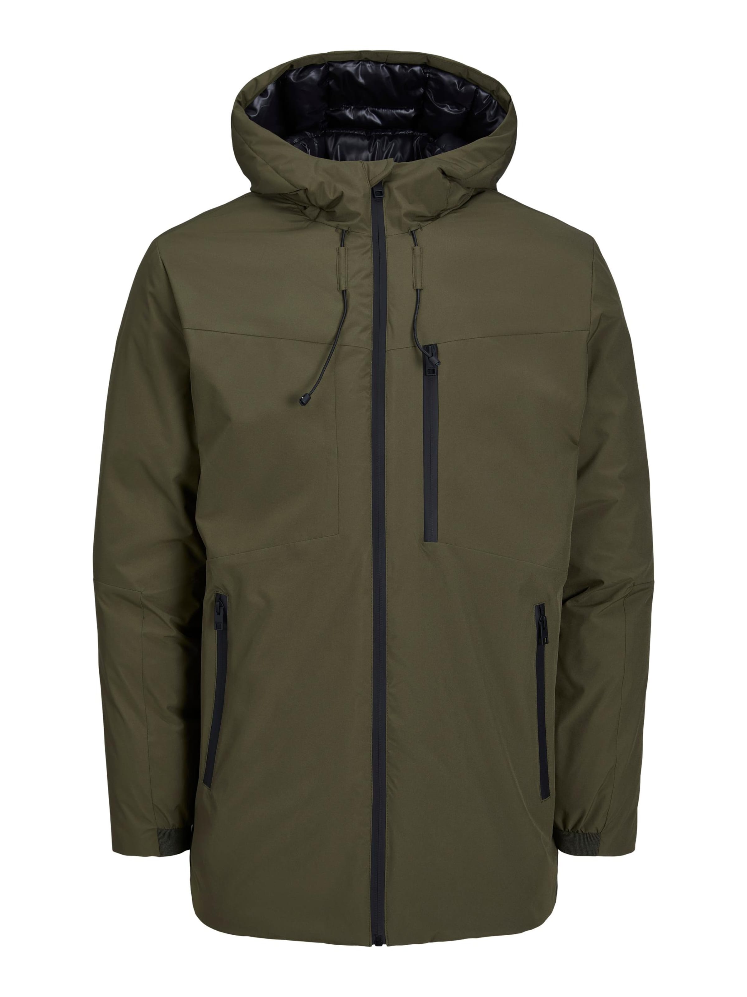 JACK & JONES Winter Jacket 'Payne' in Green: front