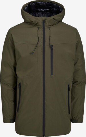 JACK & JONES - Chaqueta de invierno 'Payne' en verde: frente