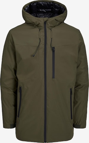JACK & JONES Winter Jacket 'Payne' in Green: front
