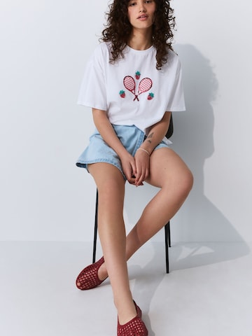 T-shirt 'Tennis' Next en blanc