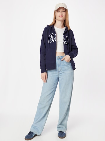 GAP Кофта на молнии в Синий