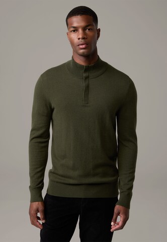 STRELLSON Sweater ' Luka ' in Green: front