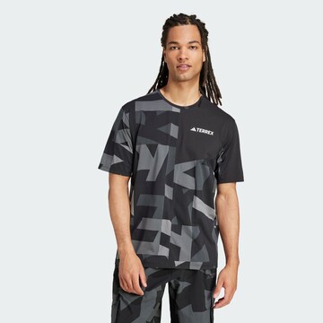 ADIDAS TERREX Funktionsshirt in Schwarz: Vorderseite