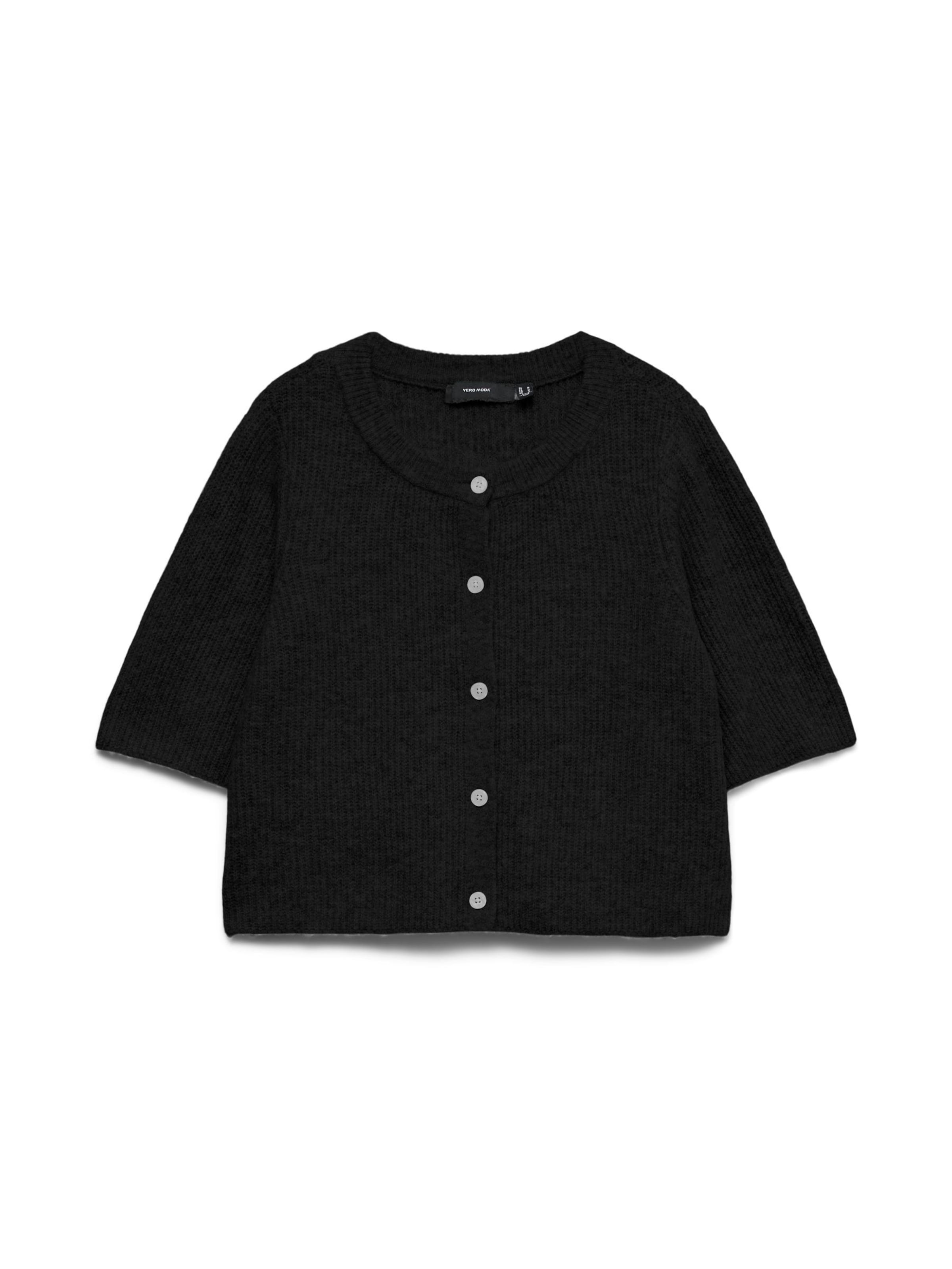 VERO MODA Cardigan 'VMSoffe' i sort: forside