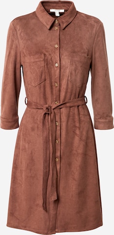 ESPRIT Shirt dress in Brown: front