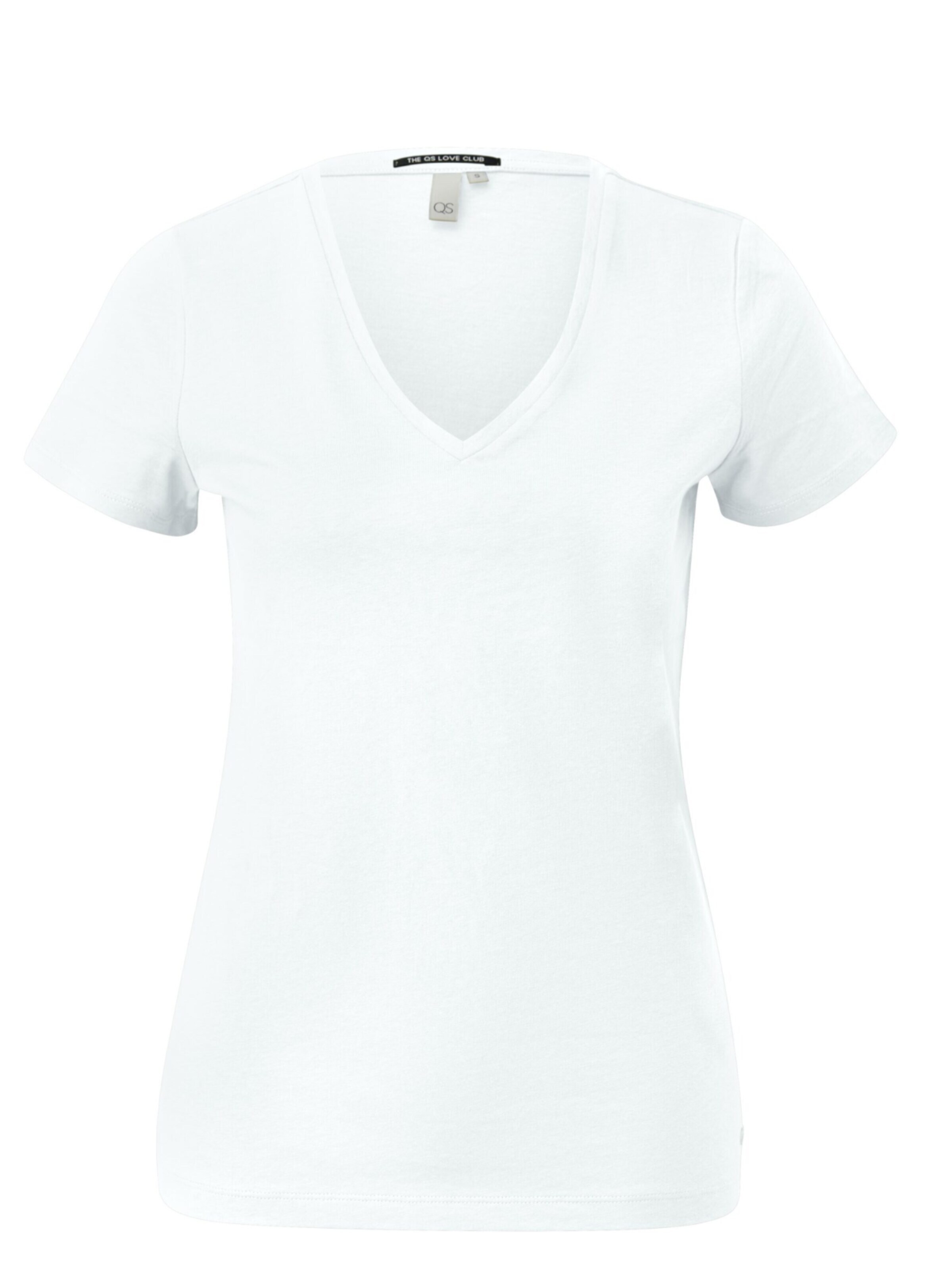 QS Shirt in White: front