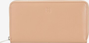 DuDu Wallet in Beige: front